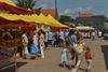 Beringen - Tijdelijke verhuis marktkramers Paal