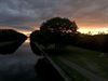 Neerpelt - Zonsondergang van op de kanaalbrug