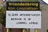Lommel - Internetgazet in Infoblad én op bord Leopoldlaan