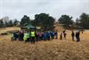 Meeuwen-Gruitrode - Scholen peter over duinen en heide