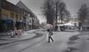 Lommel - Sneeuw in het centrum