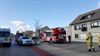 Lommel - Brand in oude gebouw VBM in Adelberg