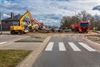 Overpelt - Werken aan rotonde Breugelweg begonnen