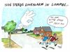 Lommel - Rookwolk nog steeds zichtbaar in Lommel