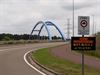 Beringen - Blauwe brug Ham tijdelijk afgesloten