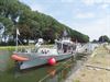 Bocholt - Marinekadetten meren aan in jachthaven