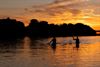 Neerpelt - Zonsondergang boven het kanaal