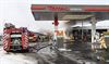 Beringen - Brand in tankstation