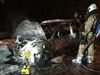 Houthalen-Helchteren - Auto uitgebrand op E314
