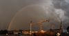 Beringen - Regenboog boven Beringen