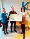 Lommel - Weer mooie cheque voor Peters/Meters