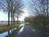 Peer - Laarderweg deels onder water