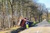 Peer - Vrachtwagen in gracht