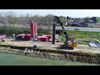 Beringen - Speciale techniek voor bouw kademuren