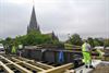 Beringen - Laatste fase brug Kolenspoor