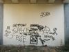 Beringen - Graffiti onder brug in Paal