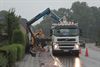 Overpelt - Buurt zonder stroom na botsing