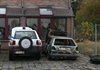 Hamont-Achel - Branden in Ruiterstraat en Bosstraat