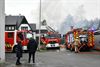 Beringen - Uitslaande brand wasserij De Lelie