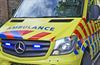 Bocholt - Betonmixer gekanteld: chauffeur zwaargewond