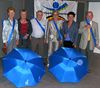 Hamont-Achel - De wandelclub met de blauwe paraplu's