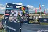 Leopoldsburg - Kobe Pauwels op podium