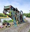 Lommel - Bijzonder: landschip passeert in onze stad