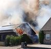 Lommel - Brand aan de Klompenmakersweg