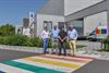 Tongeren - Eerste regenboogzebrapad geopend