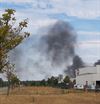 Lommel - Brandje bij Berkmans op Maatheide