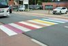 Lommel - Plots een tweede regenboogzebrapad