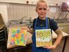 Beringen - Kinderen maken kunst samen met (groot)ouder