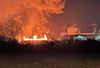 Lommel - Loods van zetelbedrijf uitgebrand