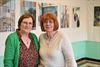 Beringen - Carmen en Lutgart in Art Lutgart