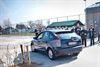 Lommel - Parking Mercurius is open