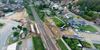 Beringen - Werken spoorwegbrug
