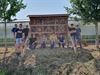 Bocholt - Leerlingen Biotechnicum maken insectenhotel