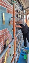 Hamont-Achel - Werken kerktoren Hamont: het einde komt in zicht