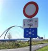 Beringen - Probleem voor bromfietsers klasse B aan brug