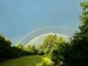 Hamont-Achel - Dubbele regenboog na een stevige bui