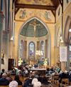 Hamont-Achel - Jeugdfanfare luisterde misviering op