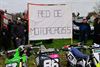 Leopoldsburg - Betoging door motorcrossers en boeren