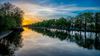 Pelt - En toch zagen we de zon zakken in... 't kanaal