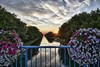 Neerpelt - Zonsondergang boven het kanaal