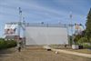 Beringen - Scherm voor Drive-In Movies opgebouwd