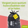 Hamont-Achel - Vergeet je huisvuilzakkentegoed niet op te halen