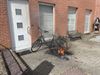 Beringen - Fiets gaat in vlammen op