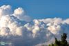Oudsbergen - Indrukwekkende stapelwolken aan de horizon