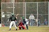 Neerpelt - Een 'backstop' op het baseballveld