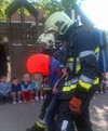 Hamont-Achel - Brandoefening bij basisschool De Achellier